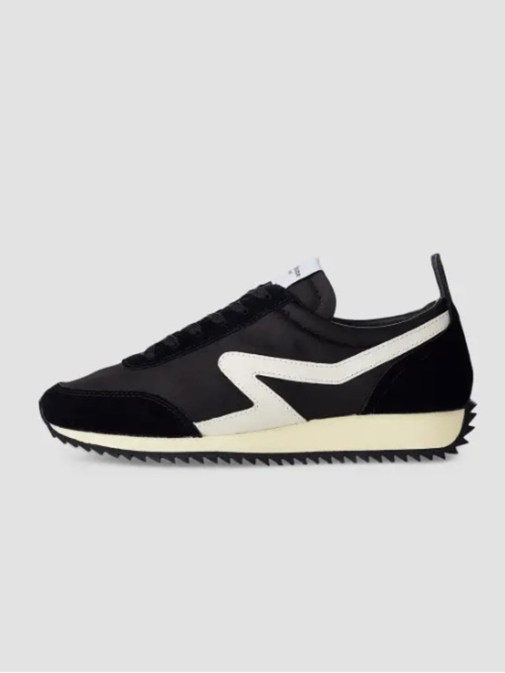 rag & bone Retro Runner Sneakers in black and white Sz 9